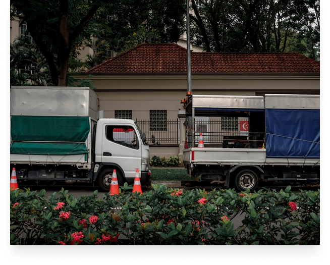 Camions de livraison